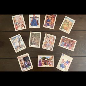 American Girl Trading Cards - C1994 - 11 Cards